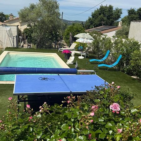 Gite Climatise Avec Piscine Sur Les Hauteurs De Bollène Exterior foto